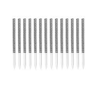 Toyvian 12Pcs Acrylic Rhinestone Lollipop Sticks for Cake Pops and Candy Apples Decorative Skewers for Party Supplies Shiny Multi-Purpose Candy Making Tool