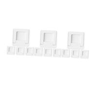 Toyvian 12pcs Boy Girl Sliding Window Locks Easy Peel and Stick Door Locks Safety Pull Handles for Cabinets for Home Use