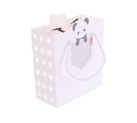 Toyvian 12pcs Cartoon Animal Themed Paper Tote Bags with Twisted Handle and Square Bottom, Versatile Cardpaper Gift Bags for Party Favors and Giveaways, for Birthday and Wedding Events