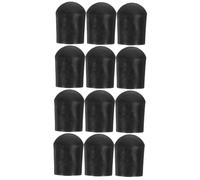 Toyvian 12pcs Cello Endpin Rod Protector Accessory Non Slip Stopper for Musical Instrument Rubber Tip Endpin Cap Cello Supply Part