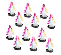 Toyvian 12pcs DIY Blooming Christmas Tree Science for Fun Educational Xmas Present Engaging Learning Activity Stimulates Curiosity and Creativity
