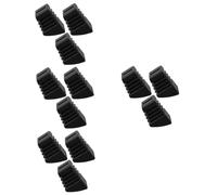 Toyvian 12pcs Drum Rack Foot Pads Non- Drum Kit Stand Mats Rubber Feet Protectors for Leg Stability Easy to Install Practice Accessory for Music Bands