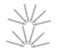 Toyvian 12pcs Durable Metal Drum Lug Screws Replacement Tension Rod Fasteners for Drum Set Accessories Effortless Setup Secure Fastening for Professional Drummers