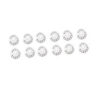 Toyvian 12pcs Electric Guitar Knobs Volume and Tone Control Knobs Set Guitar Tone Replacement for Old Broken