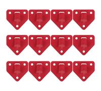 Toyvian 12pcs Fire Extinguisher Mounting Brackets Wall Hooks Made of Iron with Special Design and Fine Craftsmanship, Firm and Safe for Wall Use, Unique Shape Fire Extinguisher Bracket