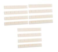 Toyvian 12pcs Guitar Bridge Nuts Nut Files Guitar Accessories Acoustic Replacement
