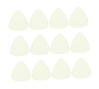 Toyvian 12pcs Guitar Picks Transparent Green Plectrums for Acoustic Electric and Bass Lightweight and Comfortable Finger Picks for Performance and Practice