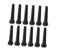 Toyvian 12pcs Guitar Tuner Pegs Set Acoustic Guitar Bridge Pins Keys for Tuning Replacement Parts