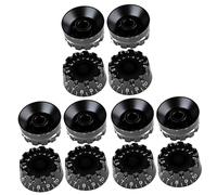 Toyvian 12pcs Guitar Volume Knobs Electric Guitar Volume Control Knob Useful Bass for Accessories for Studio Live Performances