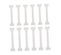 Toyvian 12Pcs Halloween Skeleton Props Realistic Plastic Human Bones for Tabletop Decor Costume Pranks Haunted House Decorations Ornaments
