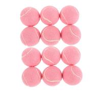 Toyvian 12pcs High Elastic Training Tennis Balls for Durable Beginner Practice Balls for Young Players Use