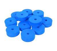 Toyvian 12Pcs Lake Blue Cymbal Felt Washers Drum Felt Accessories Soft Durable Pads for Snare Tom Cymbals Hihat Stands Protection and Maintenance