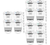 Toyvian 12pcs Microphone Hanger Clip for Cb Radio and Ham Radio Rack Desktop Mic Stand Holder Hooks Hang up Clip for Microphone Mic Holder Compatible Handheld