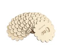 Toyvian 12pcs Milestone Cards Newborn Month Number Birthday Announcement Props Wooden Crafted for Baby Shower