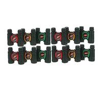 Toyvian 12pcs Mini Portable Binoculars Compass for Watching Camping and Stargazing Lightweight Compact Telescopes for Boys and Girls and Adults