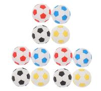 Toyvian 12pcs Mini Soccer Erasers Cute Cartoon Football Erasers for Boy Girl Goody Bags Classroom Rewards Back to School Presents Fun Novelty Pencil Erasers