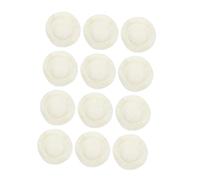 Toyvian 12Pcs Mini Woven Dolls Hats Cute Small Decorative Hats for Doll Crafts Lightweight Miniature Woven Top Hat Collection for Home Decor and DIY Projects
