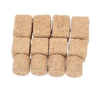 Toyvian 12pcs Miniature Hay Bales Set Realistic Dollhouse Farm Accessories for Boys and Girls Fake Straw Bale Decor for Model Landscapes and Western Props for DIY Projects