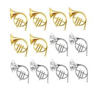 Toyvian 12pcs Musical Instrument Christmas Tree Ornaments Models for Festive Decor for Wreaths Home Parties and Classroom Celebrations
