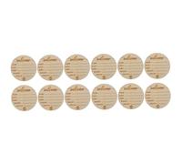 Toyvian 12pcs Newborn Name Signs Wooden Cards for Photography Unique Announcement Props for Monthly Growth Memories Creative Photo Tools