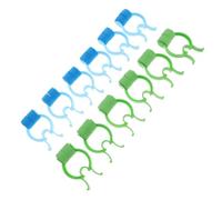 Toyvian 12pcs Nose Clips for Nose Straightening Portable Pom and Eva Material Breathing Training Clips for Eating and Watching Tv