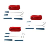 Toyvian 12pcs Piano Tuning Fork Set Rubber Mutes for Musical Tuning Fork Includes Standard for Piano Tools