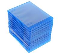 Toyvian 12pcs Plastic Disc Holder CD Storage Boxes Organiser with Dvd Protective Case Function to Hold Liner Notes and Organise Discs for Efficient CD and Dvd Storage