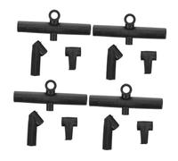 Toyvian 12pcs Plastic Rod Connectors for Kites Versatile DIY Building Kit for Sport Kites Angled Straight Connectors for Easy Assembly and Reliable Performance