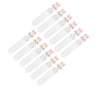 Toyvian 12pcs Portable Bunny Bubble Wands for Mini Cartoon Animal Bubble Makers Lightweight Safe Easter Party Favors for Outdoor Pool Play
