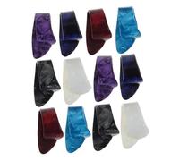 Toyvian 12pcs Quality Celluloid Thumb Picks Flat Plectrums for Guitars Ukuleles Banjo Harp String Instruments