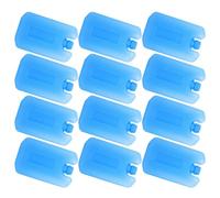 Toyvian 12pcs Reusable Ice Packs for Cooler Boxes Gel Freezer Blocks for Camping Picnic Outdoor Use Portable Cooling with Ice Crystal Gel Packs