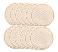 Toyvian 12pcs Reusable Nursing Pads Washable Breast Pads for Breastfeeding Women Cotton Covers Nursing Postpartum Use