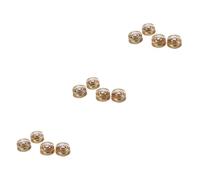 Toyvian 12pcs round Guitar Volume Tone Control Knobs Cap for Electric Guitars Replacement Parts Accessories