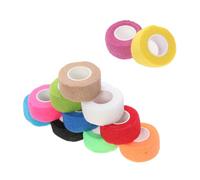 Toyvian 12pcs Self-Adhesive Wrap for Wounds Protective Light Skin Fluorescent Colors for Daily Travel and