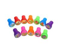 Toyvian 12pcs Self-Inking Jungle Animal Stamps for Hold Washable Stamping Set for Classroom Rewards Crafting DIY Creativity Cognitive Development