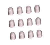 Toyvian 12pcs Silicone Guitar Finger Caps Soft Breathable Protectors for Beginners Professionals and Reusable Finger Guards for Ukulele Mandolin and Electric Guitar Play