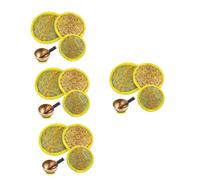 Toyvian 12pcs Singing Bowl Mat for Tibetan Singing Bowl Cushion Embroidery Pattern for Meditation and Reiki Practices