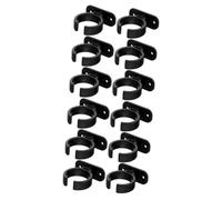 Toyvian 12pcs Small Microphone Holder Mic Stand for Desk Multi-function Microphone Mount Clamp Holder Base Suitable for Boys and Girls Desk Use