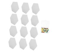 Toyvian 12pcs Soundproofing Mat Wall Sticker Acoustic Panel Sound Insulation Material for Noise Reduction in Home Office Studio