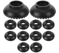 Toyvian 12pcs Trekking Pole Mud and Snow Baskets round Hiking Stick Accessories Lightweight Replacement Discs for Walking Poles Outdoor Trail Stability