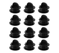Toyvian 12pcs Universal Entry Dishes Football Machine Accessories for Standard Foosball Tables, Plastic Replacement Parts with Accurate Launcher Function, Suitable for Foosball Table Use