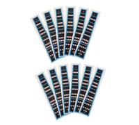 Toyvian 12pcs Violin Finger Position Stickers Fretboard Markers for Beginners Easy Practice Labels for Violins Safe Material for Learning