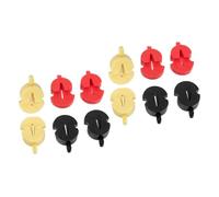 Toyvian 12pcs Violin Practice Rubber Mute Small Violas for Violin Mutes Accessories Musical Instrument Parts for Practice Silencer
