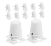 Toyvian 12pcs Wind Up Base Kit with Clockwork Walking Movement DIY Mechanical Robot Legs for Craft Projects Educational Hands Learning and Creative Building