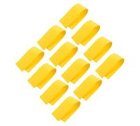 Toyvian 12pcs Yellow Pvc Agility Training Markers with High Visibility Design and Anti-slip Feature for Sports Training and Professional Use on Basketball and Soccer Courts