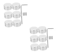 Toyvian 12sets Guitar Effects Footswitch Toppers Guitar Effect Caps Reusable Pedal Caps for Electric Parts