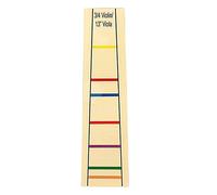 Toyvian 13 3/4 Viola Fingerboard Fret Guide Sticker Label for Beginners, Light Yellow Position Marker for Learning and Practice