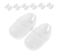 Toyvian 135 Pairs Doll Shoes for Figures Non Slip Plastic Boots for Dress Up Adorable Accessories for Dollhouse Pretend Play Tailored Fit Unique Design Elements