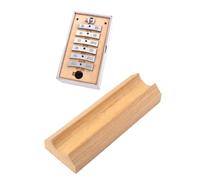 Toyvian 13pcs Guitar Radius Fret Press Caul Insert Tool Box for Luthier Inserts U-shape Pillow