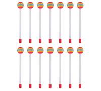 Toyvian 14pcs Kids Drum Mallets: Rainbow Drum Mallets Soft Foam Head Percussion Sticks With Handles Plastic Drumsticks For Home And School